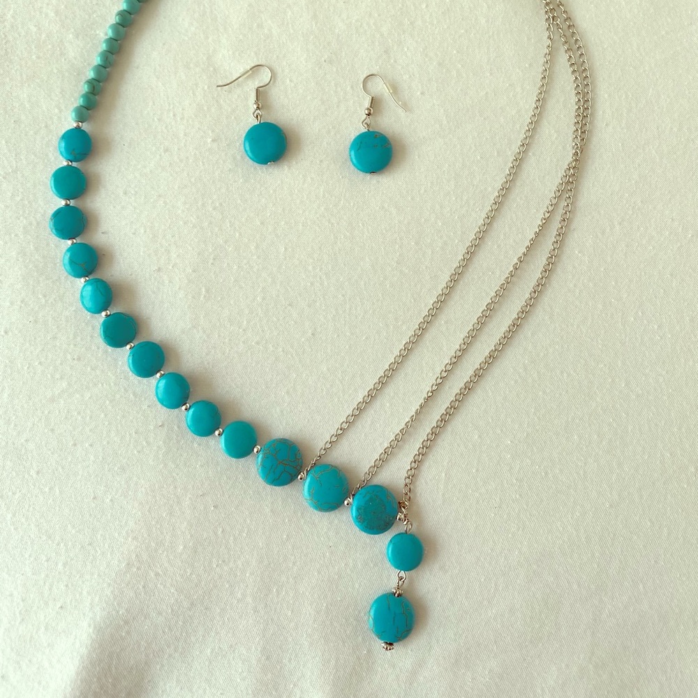 Turquoise Women Jewelry set